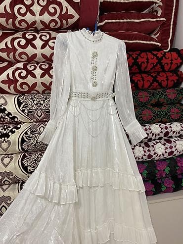 белья: Вечернее платье, Длинная модель, С рукавами, Стразы, M — 2