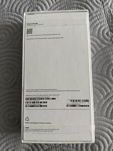 iphone 17 pro max: IPhone 17 Pro Max, Новый, 512 ГБ, Синий, Коробка — 2