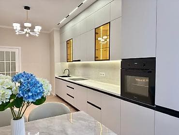 osh flat: 2 комнаты, 85 м², Южная Магистраль Элитка, 7 этаж, Евроремонт — 5