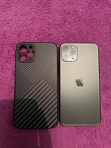 macbook m2 pro: IPhone 11 Pro, Б/у, 256 ГБ, Space Gray, Чехол, 80 % — 3