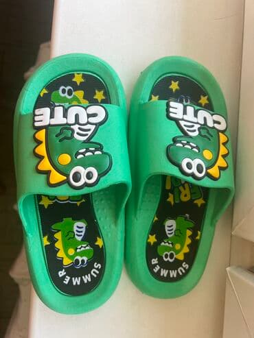 детские шлепанцы: Шлепки детские новые. Сланцы. Размер 32-33. Заказывали с Китая и — 2