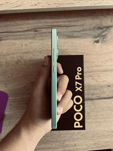 14 pro plus: POCO X7 Pro, цвет мятно‑зеленый. Смартфон с плоским дисплеем и тонкими — 3