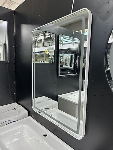 study lamp: Зеркало для ванной с LED‑подсветкой - Прямоугольная форма с — 1