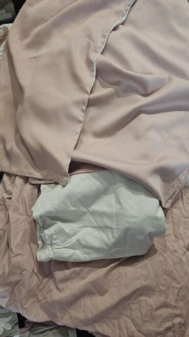 буу спальный: Тенсель, красивый пудровый переливающийся цвет 2 спальный комплект — 4