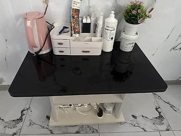 бу мебил: Кеңсе эмереги комплекти, Колдонулган, Тумба, Өзү алып кетүү, түсү - Ак — 5