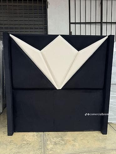 спальни: Мягкие изголовья для кровати — коллекция геометрических моделей - — 4