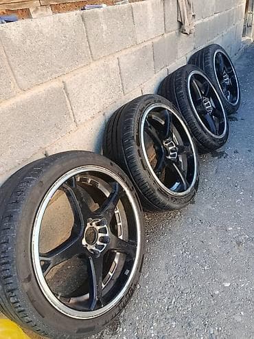 Дөңгөлөктөр монтажда 225 / R 18, Жай, Колдонулган, Комплект, Жеңил унаалар, Куйма, тешиктери - 5 — 1