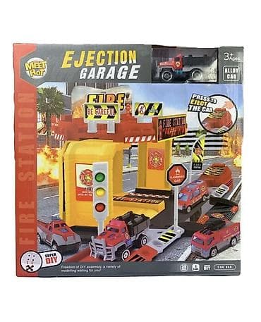 Оюнчуктар: Игровой набор «Ejection Garage» – пожарная станция с выстреливающим — 2