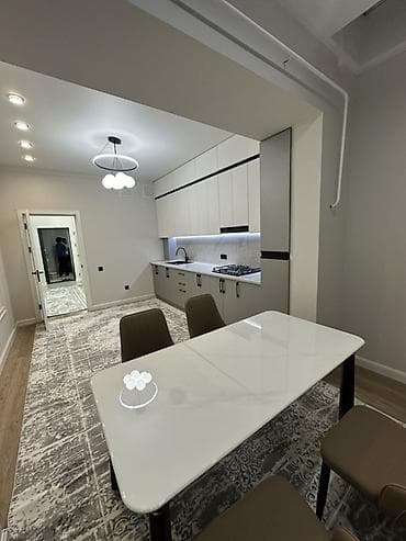 osh flat: 1 комната, 49 м², Пишпек Элитка, 4 этаж, Дизайнерский ремонт — 6