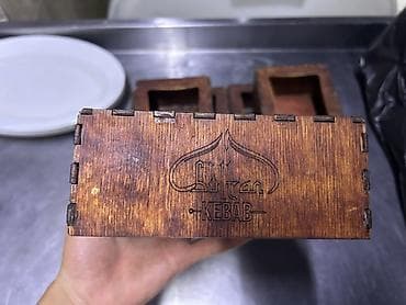 лампы освещения: Деревянные салфетницы с названием Sultan Kebab — 2