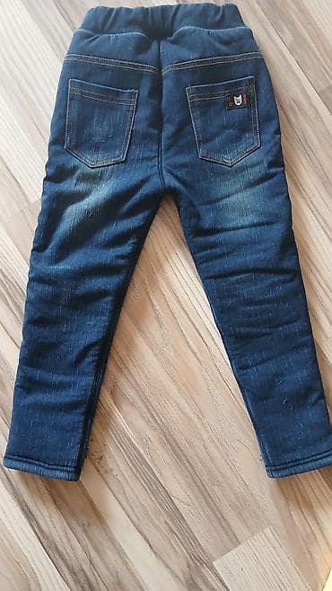 джинсы для девочки: Джинсы и брюки, цвет - Синий, Б/у — 6