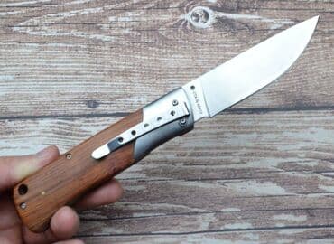 прибор ночного видения для охоты бу: Нож складной Витязь Бригадир сталь 65х13 HRC 56-58 (BC317-34) — 4