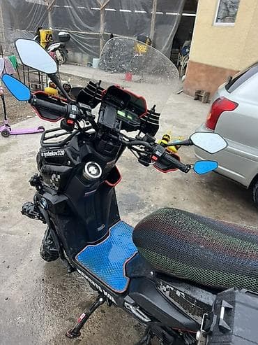 скутер бишкек: Скутер/туринг-проект с расширенным тюнингом и экспедиционным обвесом — 3