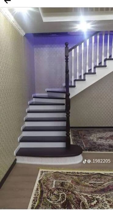 Агач тепкичи Жеке менчик үй үчүн, Акысыз ченөө, Тепкичтин формасы: Түз, Стиль: Классикалык lalafo.kg да Агач тепкичи Жеке менчик үй үчүн, Акысыз ченөө, Тепкичтин формасы: Түз, Стиль: Классикалык