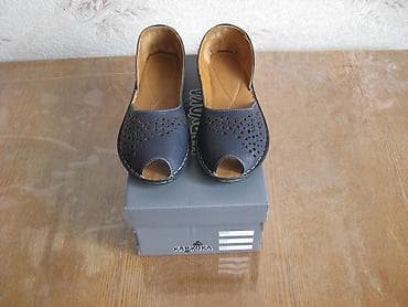 Женская обувь: Продаются балетки Синий цвет 38 размер В очень хорошем состоянии — 1