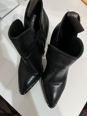 foot patch: Ботинки, 37, Louis Vuitton, Б/у, цвет - Черный, Платная доставка, Самовывоз — 1