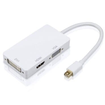 мониторы minidisplayport: Конвертер mini Displayport / Thunderbolt (male) в VGA + HDMI + DVI-I — 1