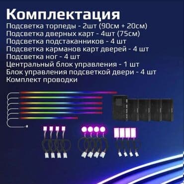 оборудование для диагностики автомобилей всех марок цена: Декоративная подсветка Для салона, Новый, Платная доставка — 3