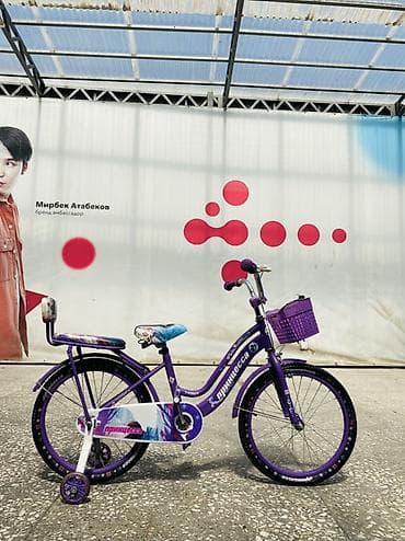 Детский велосипед, 2-колесный, 6 - 9 лет, Для девочки, Новый