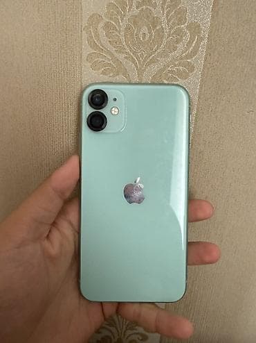 16e iphone: IPhone 11, Б/у, 128 ГБ, Зеленый, 76 % — 1