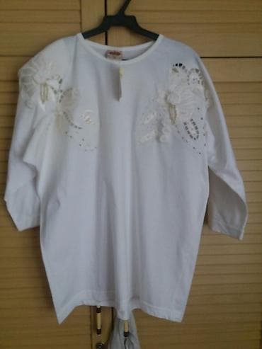 Кофта женская,нарядная, цвет белая, разме 52-54. Новая, цена 500 at lalafo.kg Кофта женская,нарядная, цвет белая, разме 52-54. Новая, цена 500