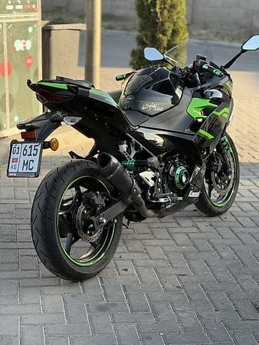 пл: Спортбайк Kawasaki, 400 куб. см, Бензин, Взрослый, Б/у — 4