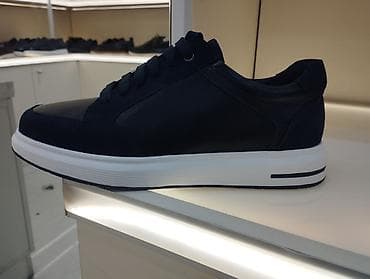 зелёные туфли: Мужские кеды/кроссовки темно‑синего цвета - Верх: комбинированные — 1