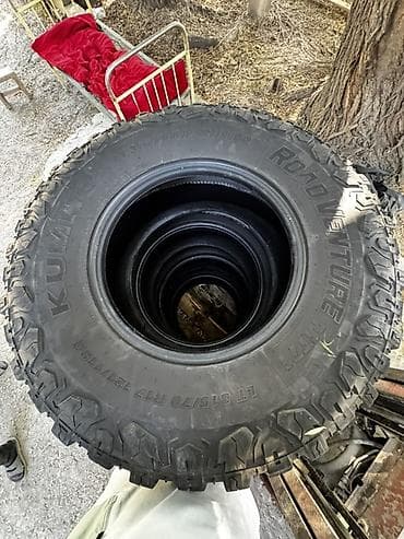жесткий цепка: Шины 315 / 70 / R 17, Комплект, Внедорожные (АТ/МТ), Корея, Kumho — 4