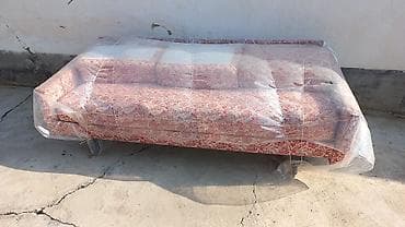 бу тапчандар: Двухъярусная детская кровать, Б/у, ЛДСП, цвет - Оранжевый — 8