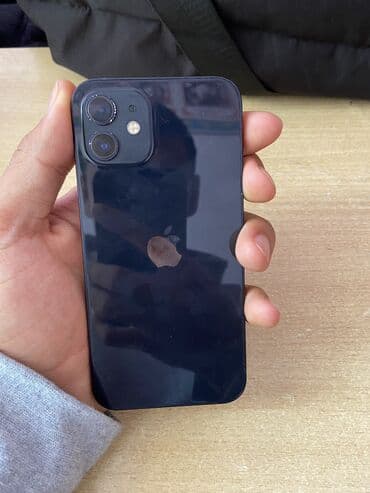 iphone 12 цена ош: IPhone 12, Б/у, 64 ГБ, Синий, Защитное стекло, Чехол, 77 % — 1