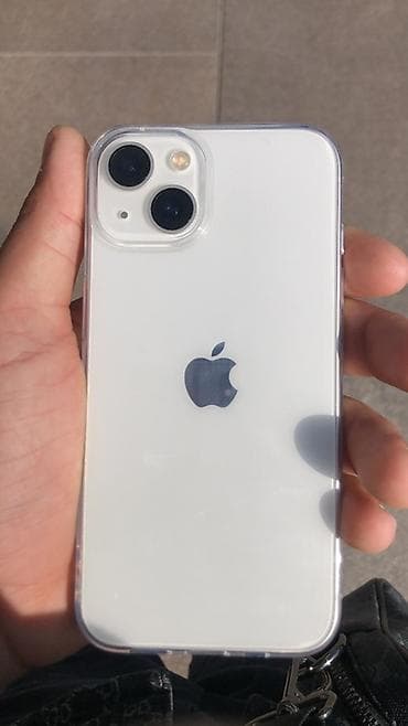 IPhone 13, 128 ГБ, Белый, Чехол, 100 %