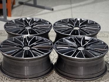 bridgeston: Литые Диски R 17 Hyundai, Комплект, отверстий - 5, Б/у — 6