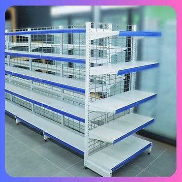 Торговое оборудование: Металлический стеллаж сборный, торговые стеллажи, железная мебель — 4