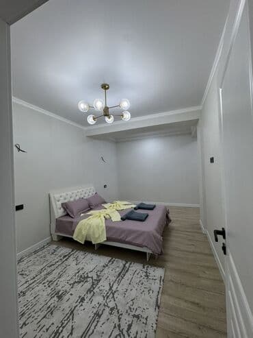 суточный квартира 2 комнатная: 2 комнаты, Душевая кабина, Постельное белье, Кондиционер — 3