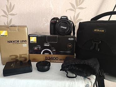 Зеркальная камера Nikon D3400 + светосильный фикс-объектив AF‑S DX — 3