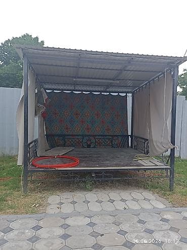 скамейка б у: Тапчан 2 x 3 x 4 м, Металл — 1