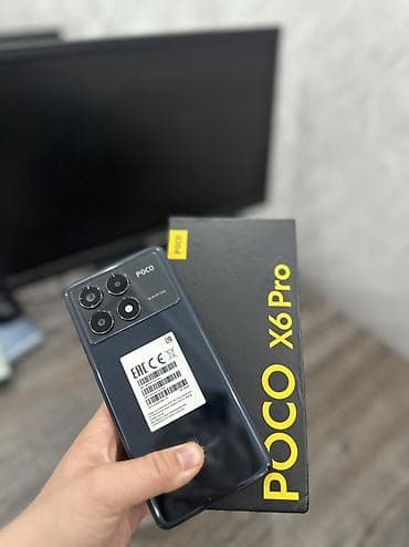 Poco X6 Pro, Б/у, 256 ГБ, цвет - Черный, 2 SIM