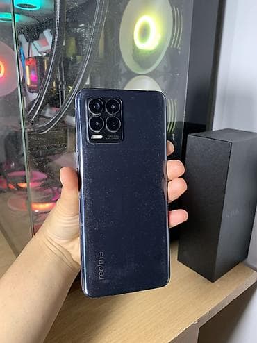 Realme 8 Pro, Б/у, 128 ГБ, цвет - Черный, 2 SIM