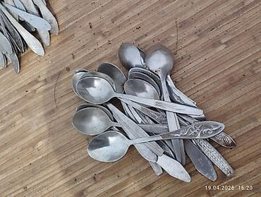 кружки набор: Продам столовые приборы СССР Большой набор: — ложки большие ~52 шт — — 4
