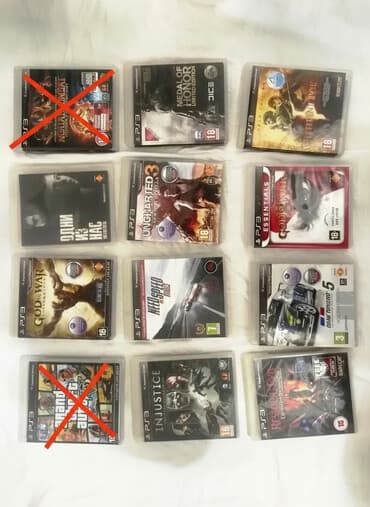 5 нитка сатылат: GTA 5 800 сом (продано) Got of War оба по 500 сом одни из нас — 1