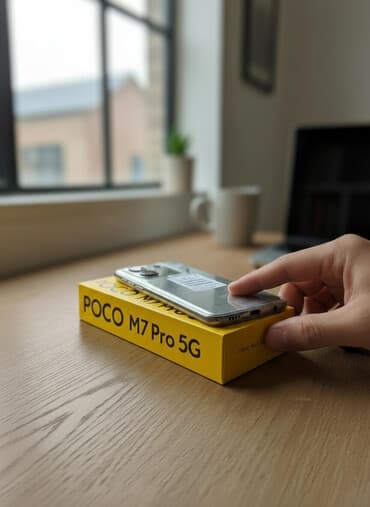 американские часы: Poco M7 Pro 5G, 256 ГБ, цвет - Серебристый, 2 SIM — 1