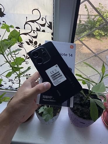 huawei freeclip 2: Redmi, Redmi Note 14, Б/у, 256 ГБ, цвет - Черный, 2 SIM — 1