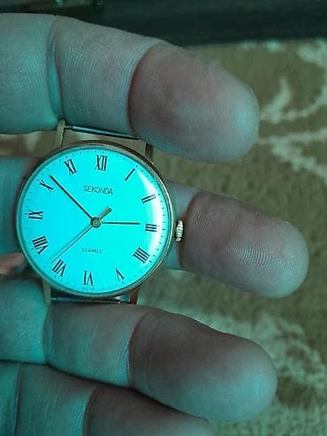 samsung galaxy buds 2: Часы "СЛАВА" позолота.ссср.механика автоподзавод. город ош — 7