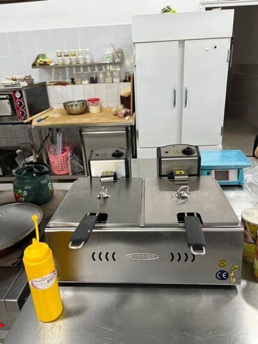 оборудование для кафе и ресторанов бу: Вытяжка промышленная, стол из нержавейки, мойка, котломойка, стеллаж — 19