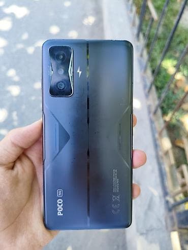 hk 10: Poco F4 GT, Б/у, 128 ГБ, цвет - Серый, 2 SIM — 1