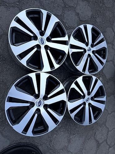 suba: Литые Диски R 18 Subaru, Комплект, отверстий - 5, Б/у — 2