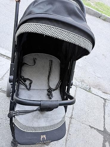 easy walker: Коляска, Другой бренд, цвет - Черный, Б/у, Самовывоз — 2