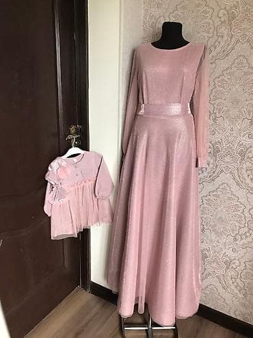 Вечернее платье, Длинная модель, С рукавами, L