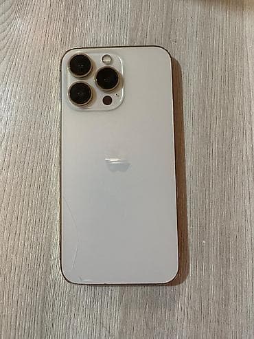 iphone 13 pro max бу: IPhone 13 Pro, Б/у, 128 ГБ, Matte Gold, Стилус, 78 % — 1