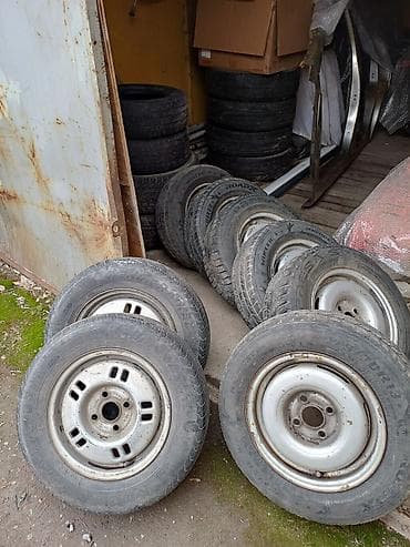 болон 13: Колеса в сборе 175 / 70 / R 13, Зима, Комплект, Легковые, Железные, отверстий - 4 — 1